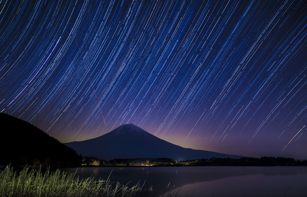 富士星景