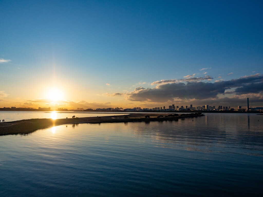 東京湾夕暮れ