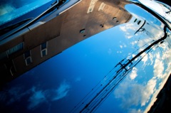 空と電線