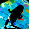 walk on blue