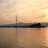 夕暮れ時の烏丸半島