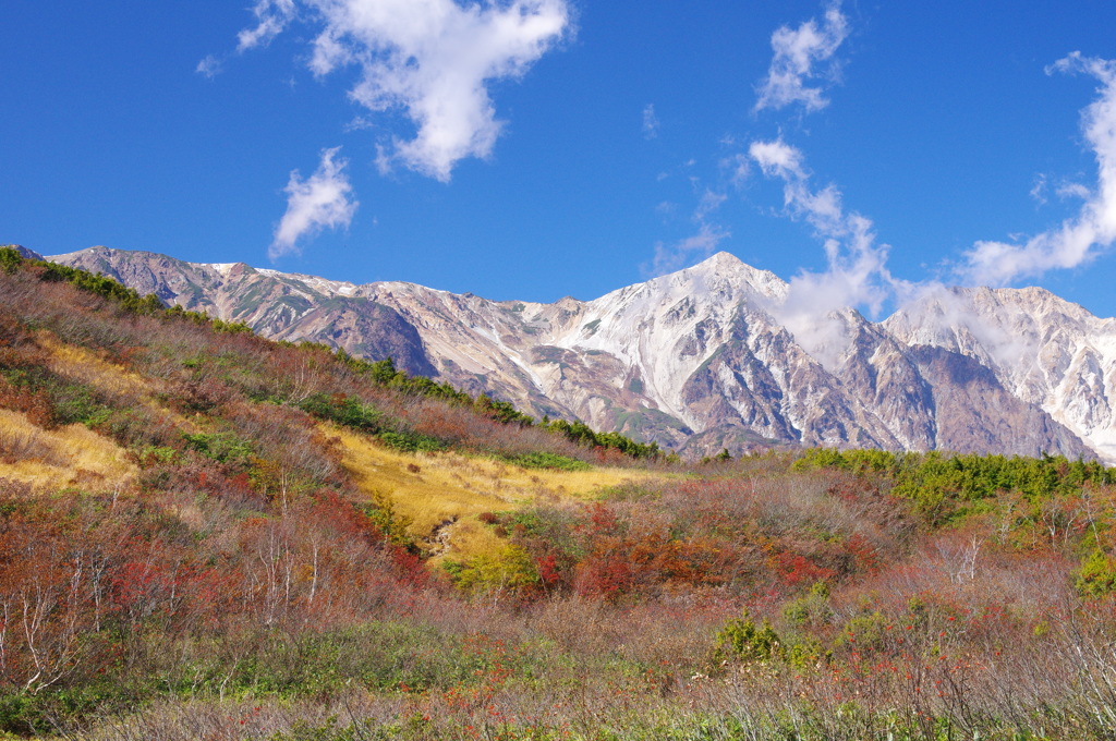 八方尾根より