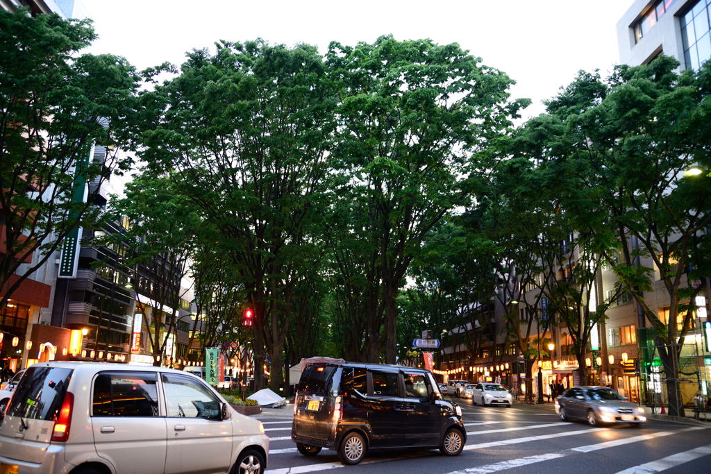 仙台　夕暮れ