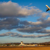 飛行機のある風景