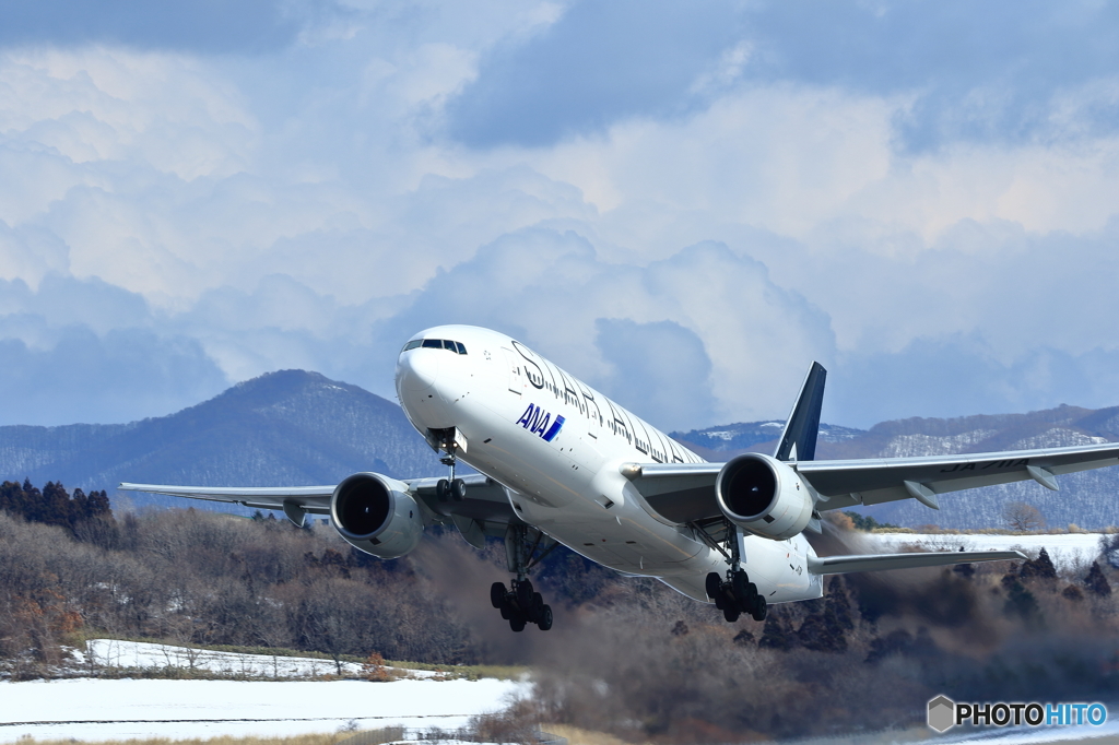 函館空港にて③