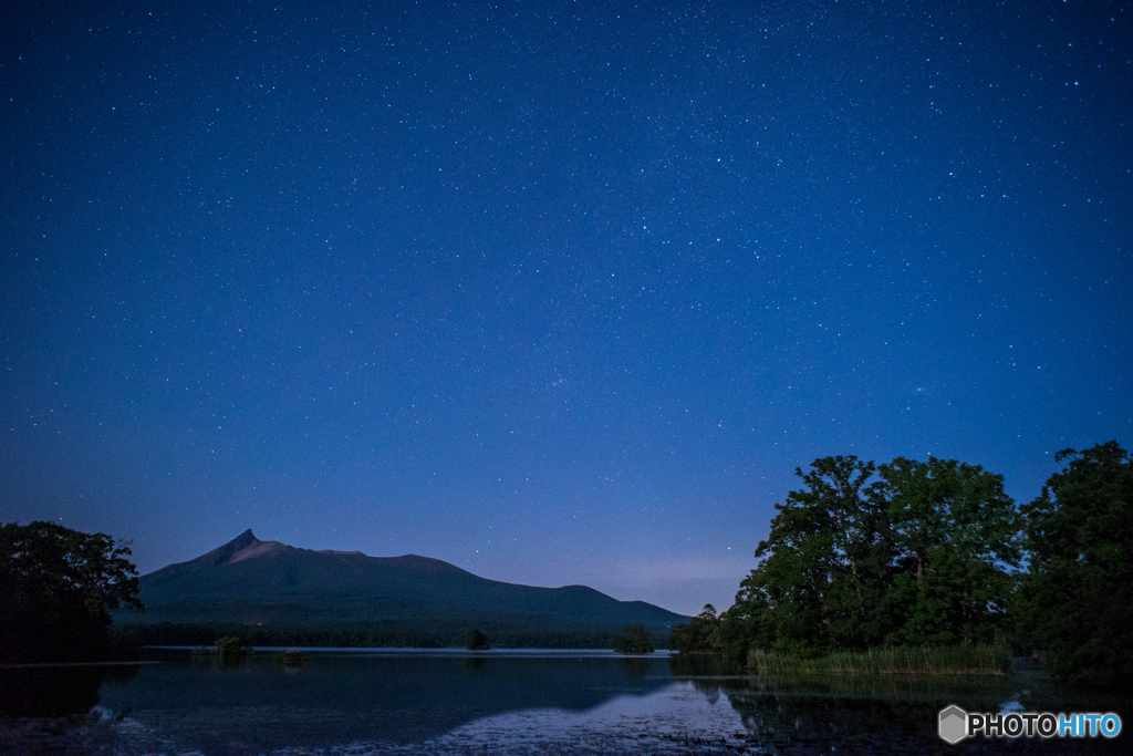 大沼の星空