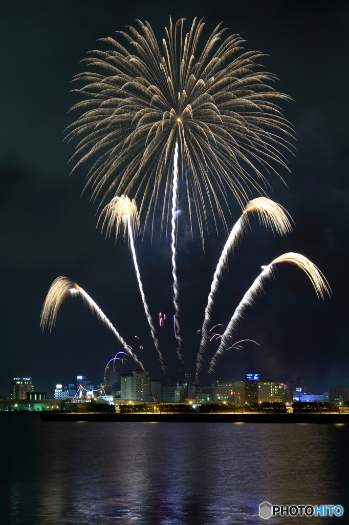 函館海上冬花火2016②