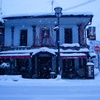 雪の喫茶店