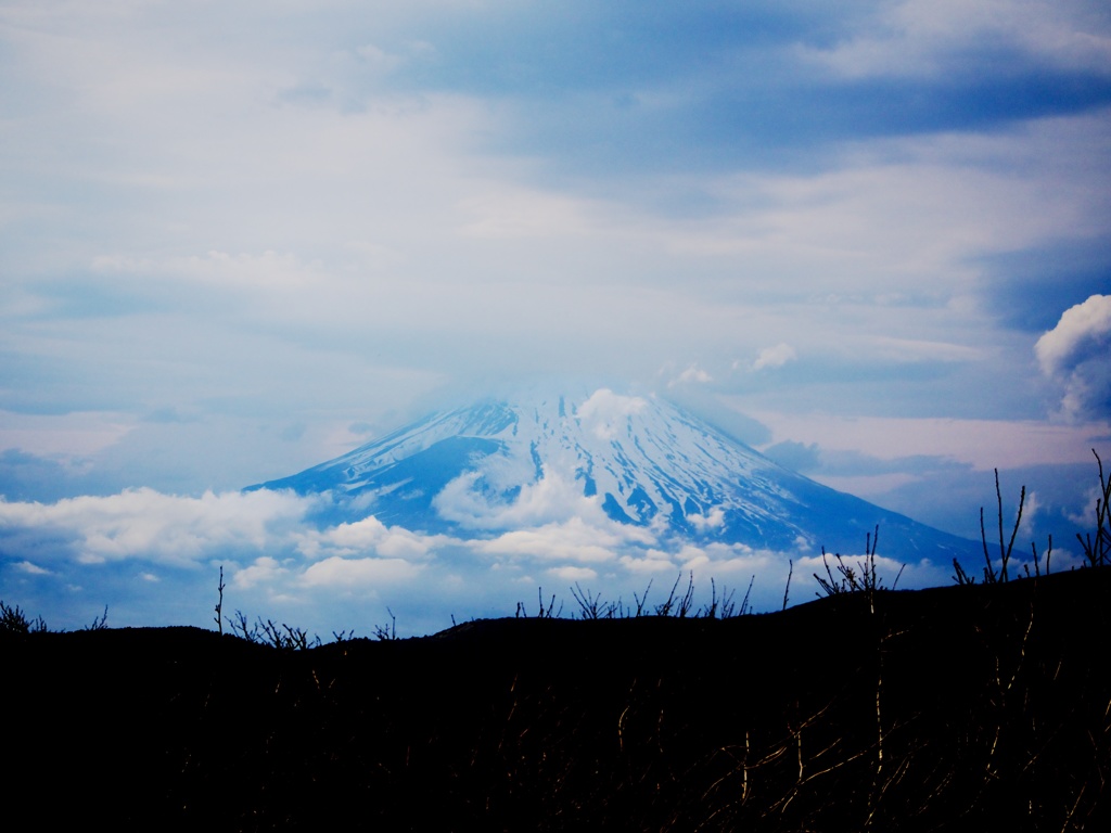 箱根から富士を望む