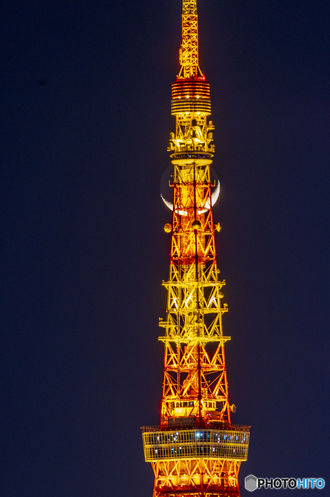 月と東京タワー