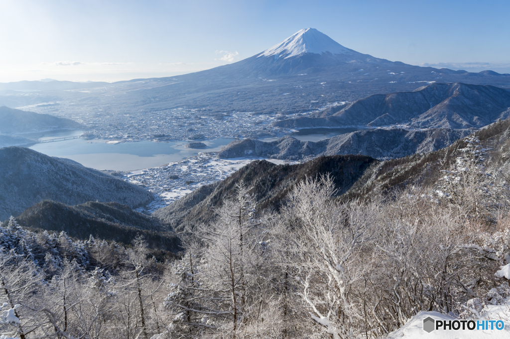 雪景色のツインテラス