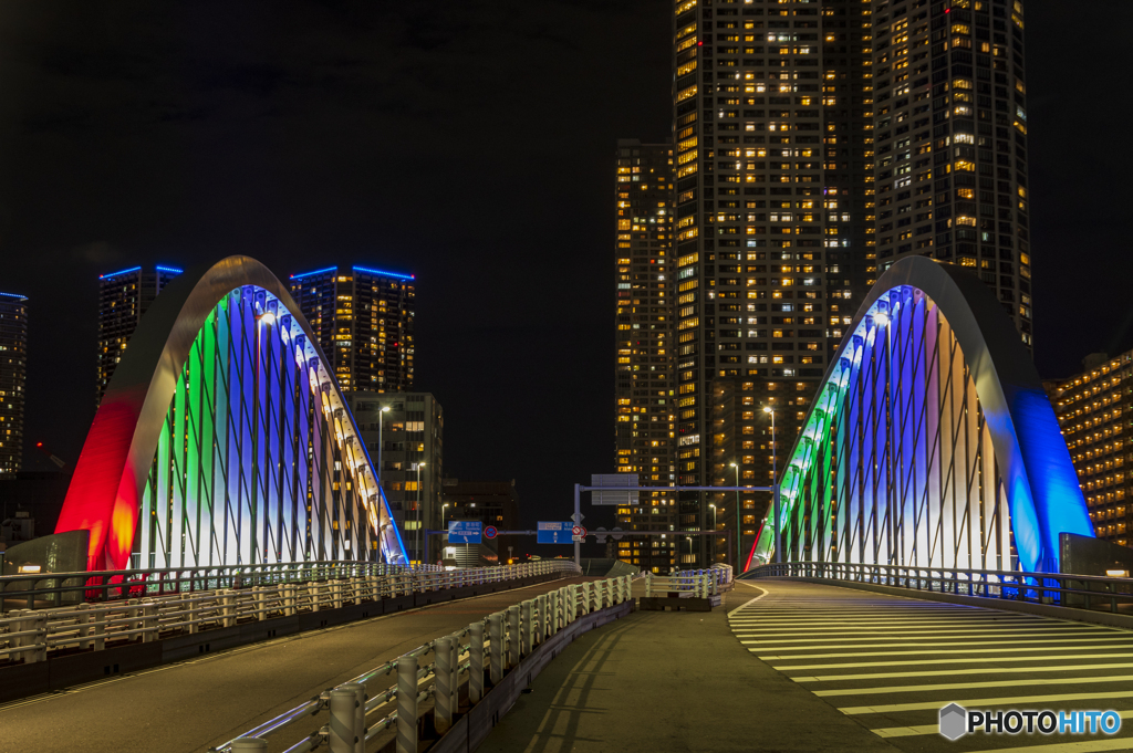五輪の築地大橋