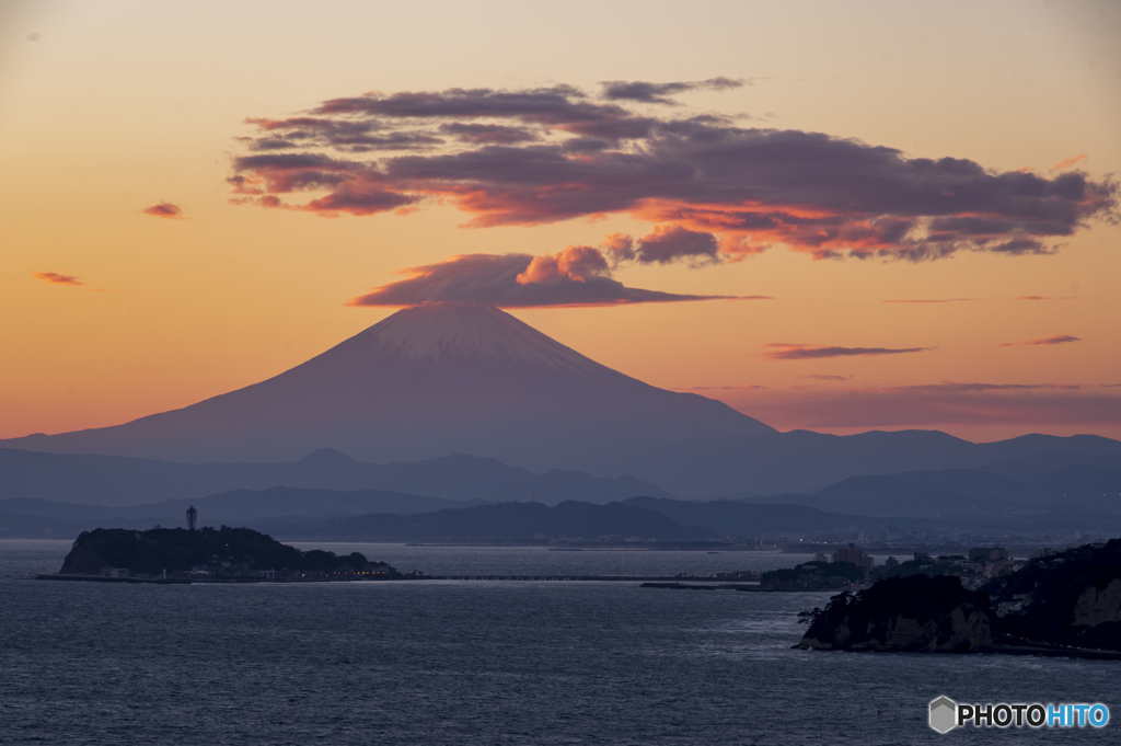 披露山夕景