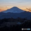 富士山と展望台