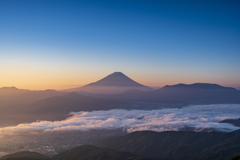 朝日を浴びて