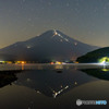 夜景逆さ富士