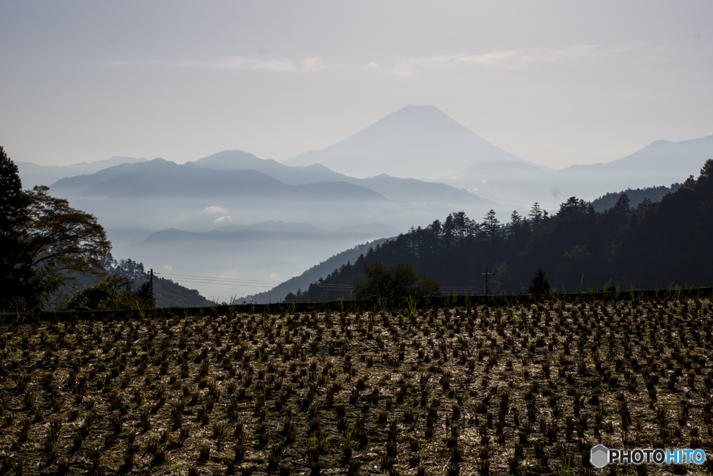 晩秋の里山