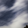 真夜中の雲