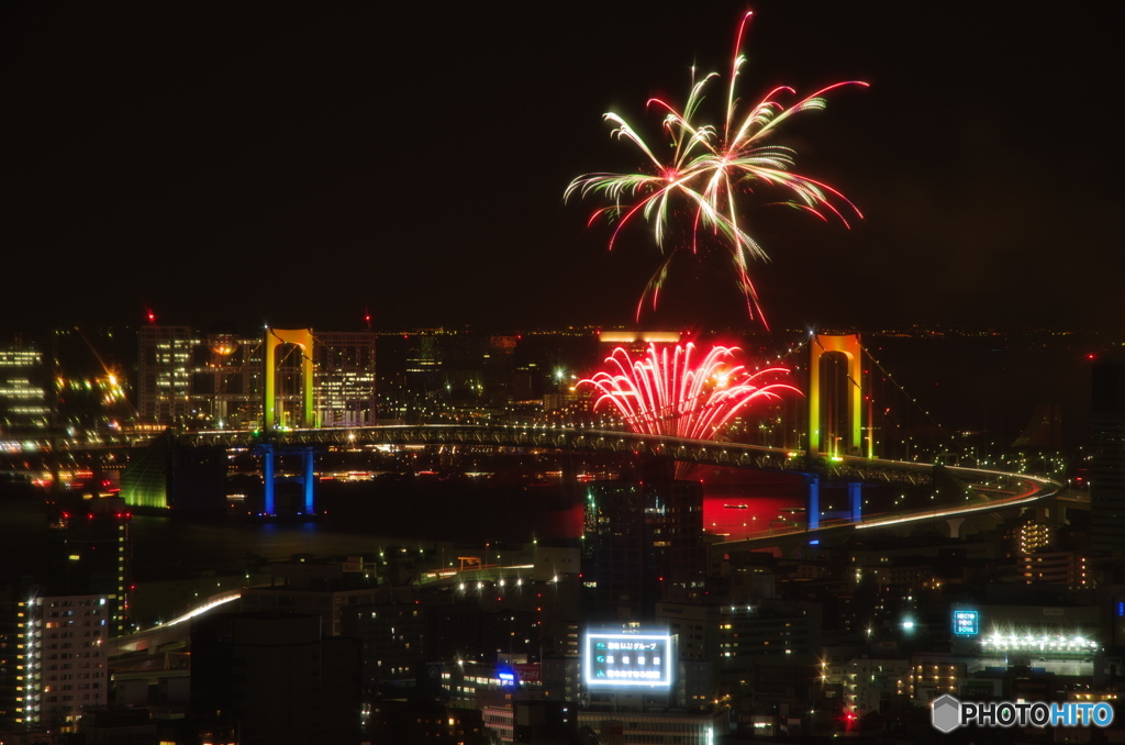 お台場レインボー花火