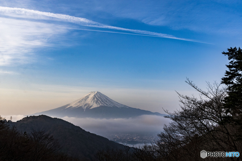 御坂峠からの富士山