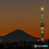 富士山とスカイツリー２