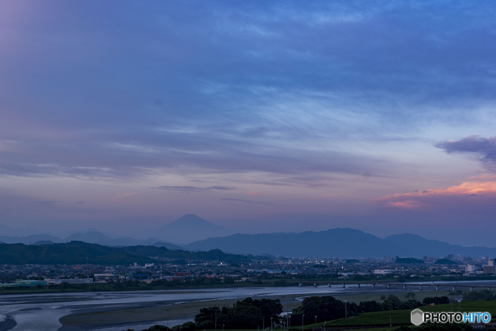 島田市からの富士山