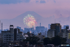 隅田川花火と夏の富士山
