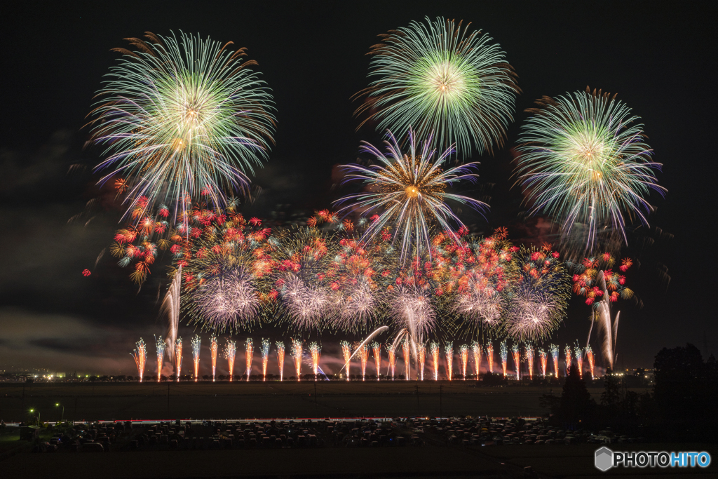 大曲の花火1