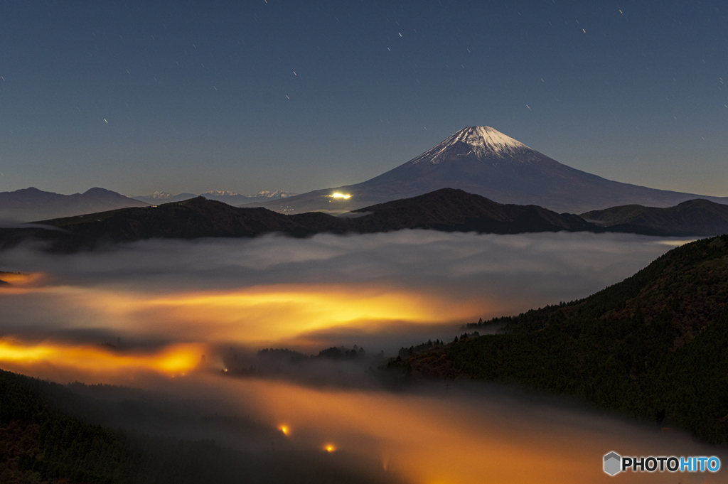 雲海の夜