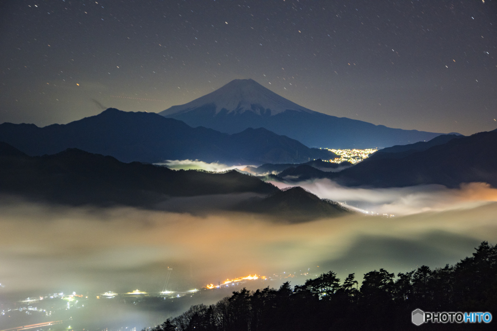 百蔵山の雲海