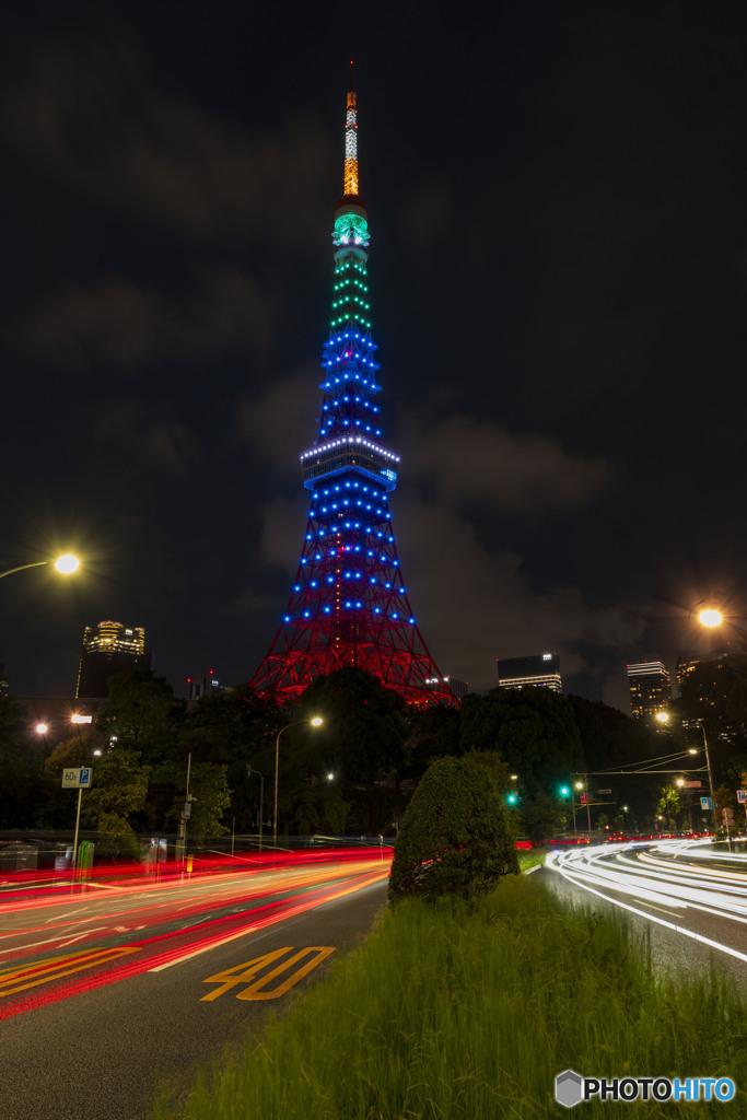 知的財産保護とweb3の発展を祝念する東京タワースペシャルライトアップ