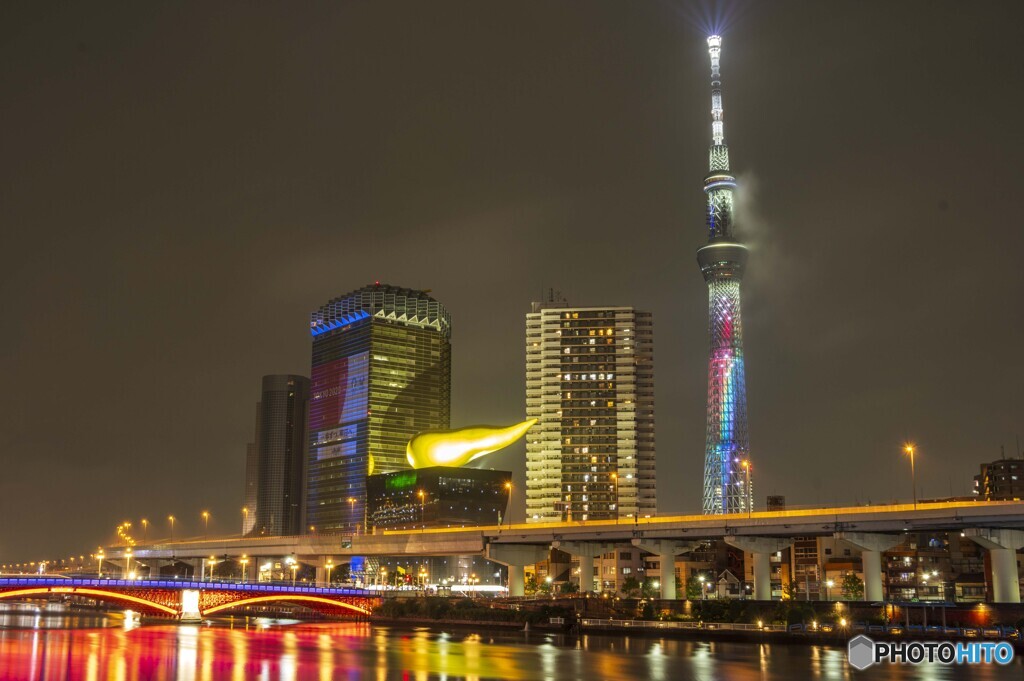NiziUライトアップ