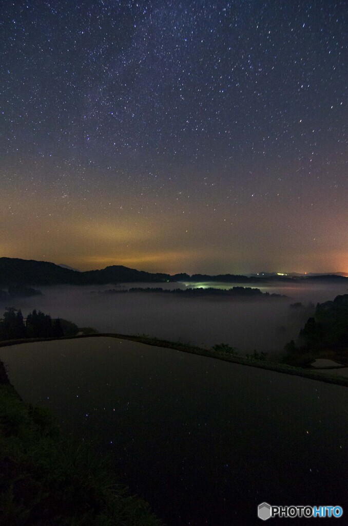 星降る棚田