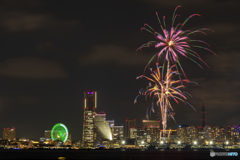 横浜開港祭花火２
