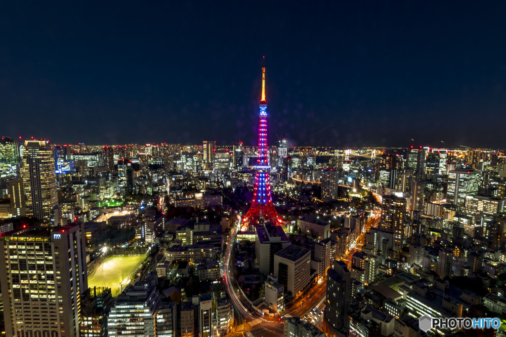麻布台ヒルズからの夜景