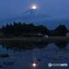 一日早いスーパームーン