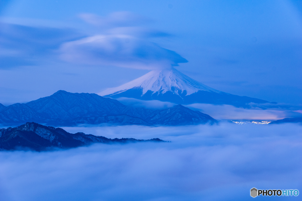 百蔵山からの雲海