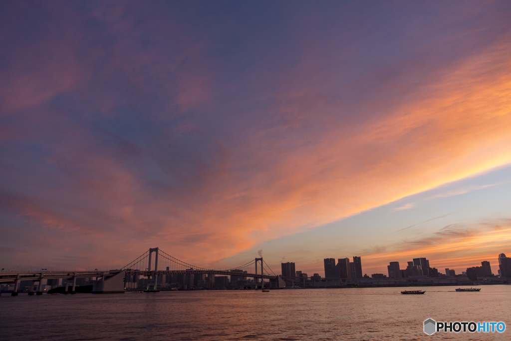 夕焼け、くるり公園