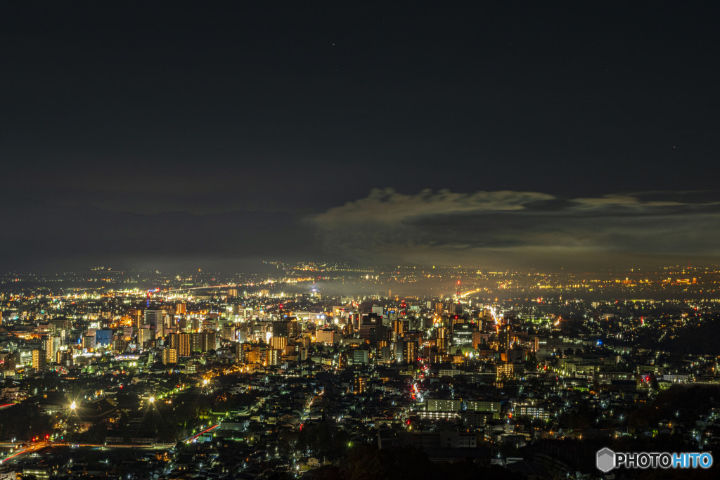 長野市の夜景