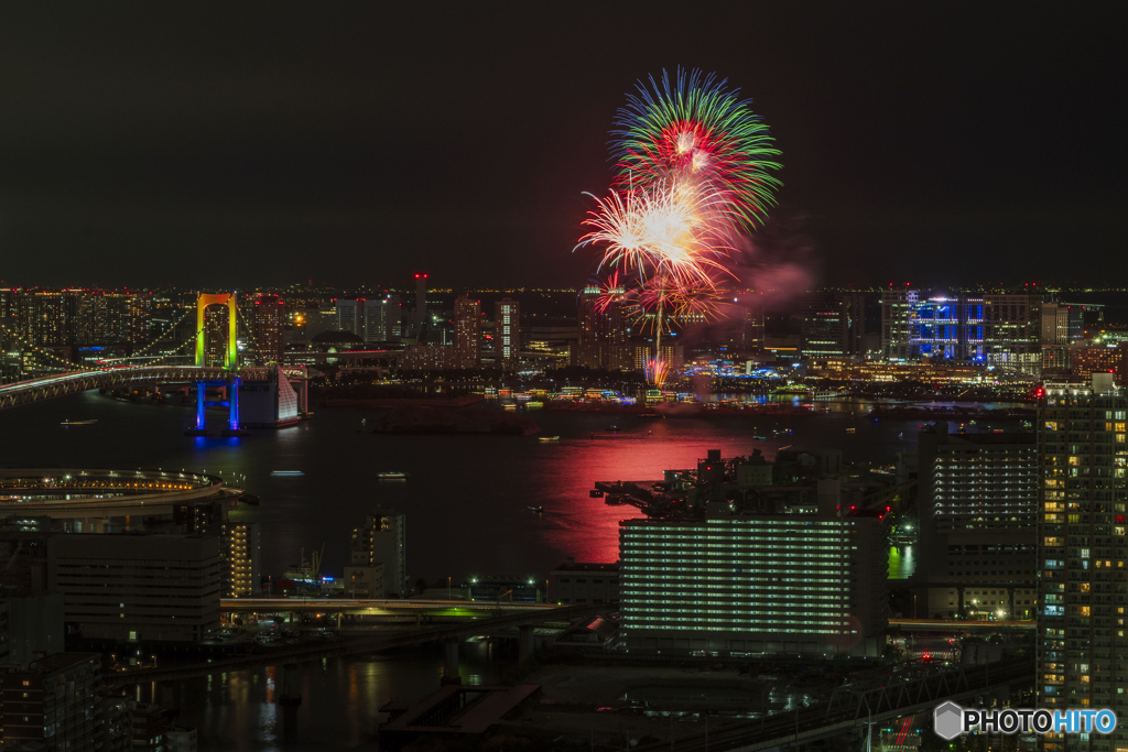 お台場レインボー花火２