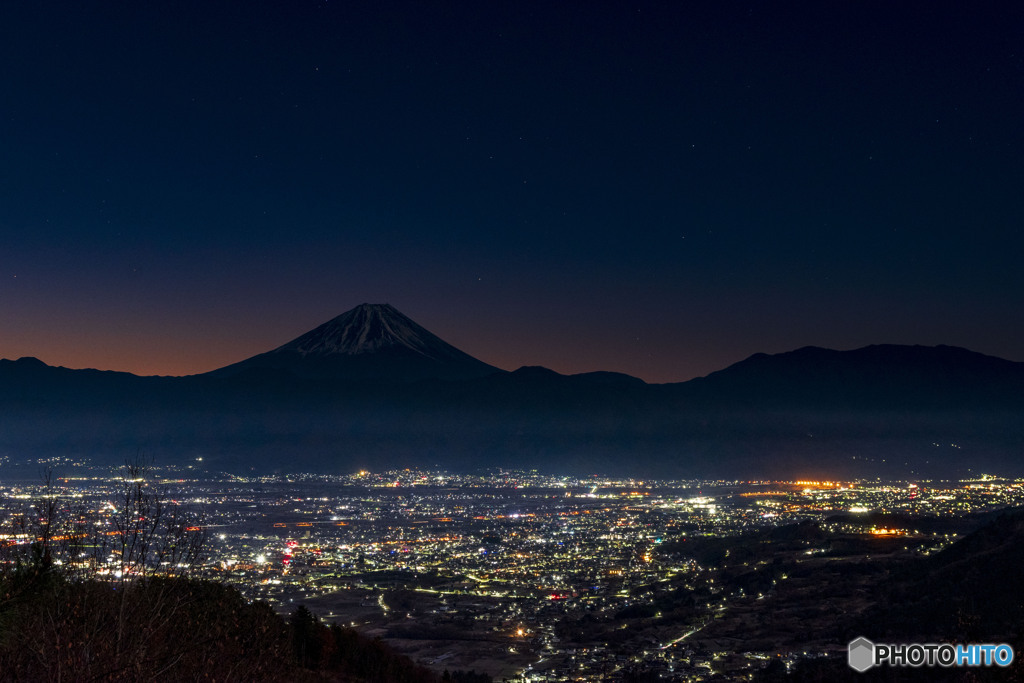 林道からの眺望