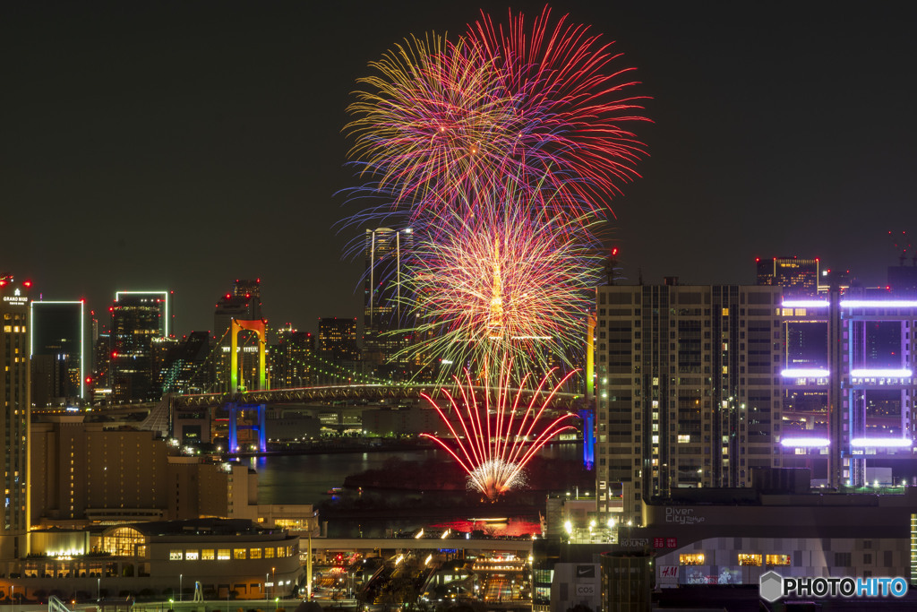 お台場レインボー花火 最終日