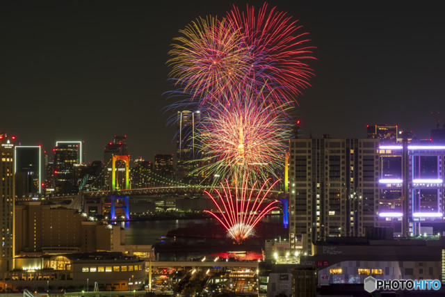 お台場レインボー花火 最終日