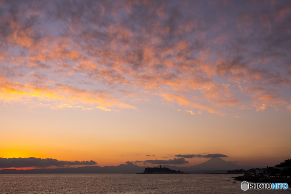 湘南の夕景