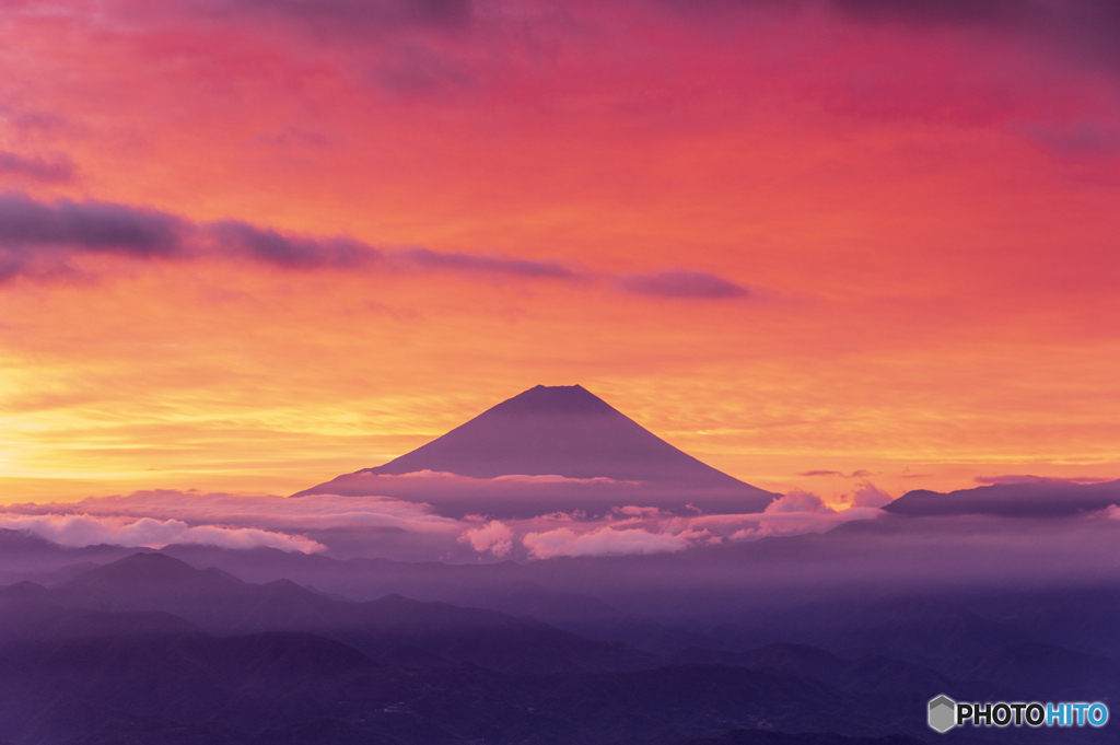 染まる空