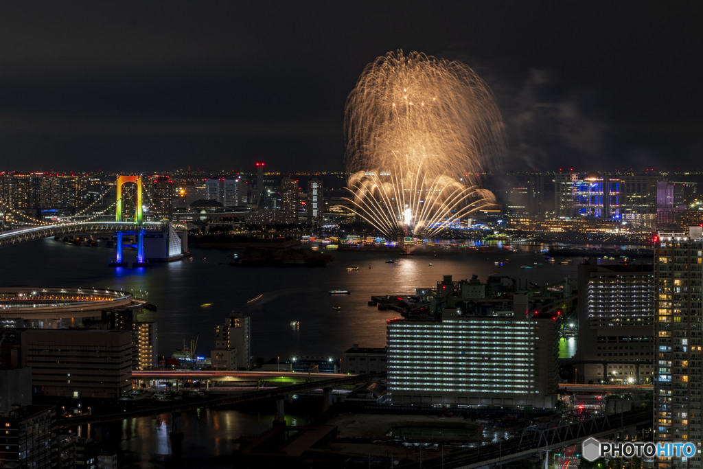 お台場レインボー花火１