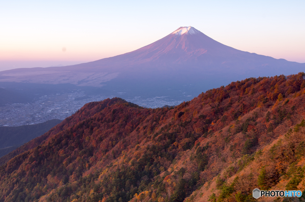 三つ峠の紅葉