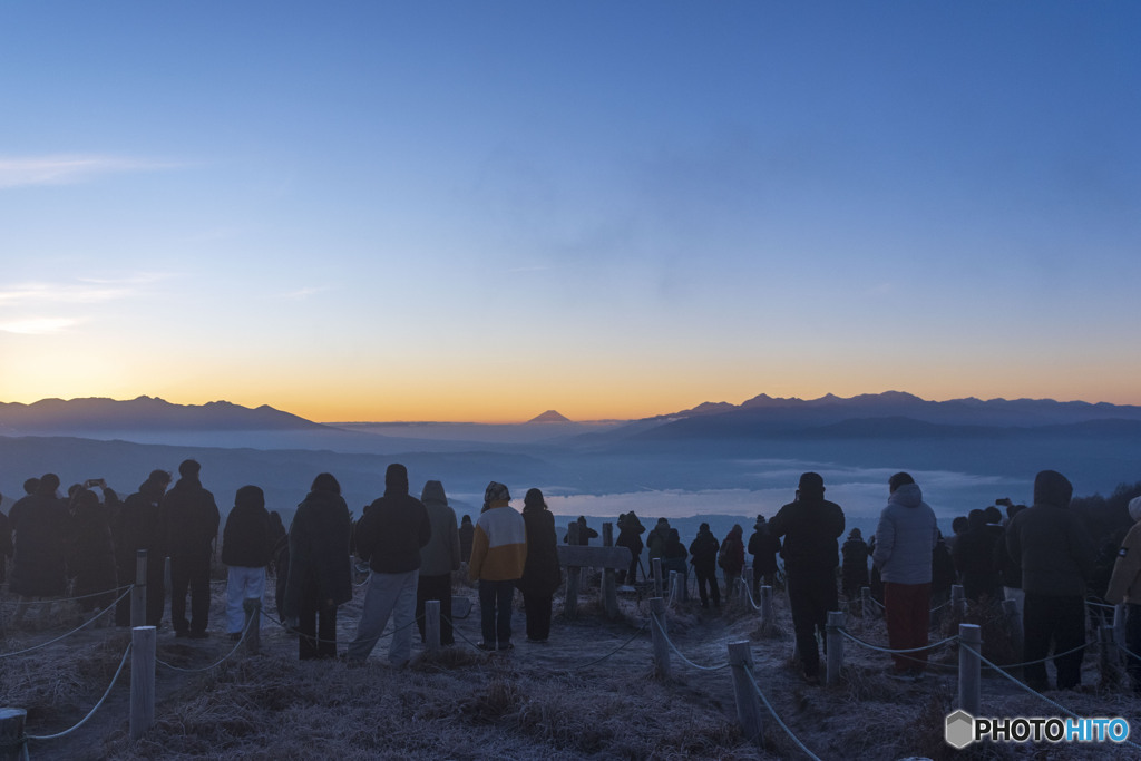 賑わう高ボッチ