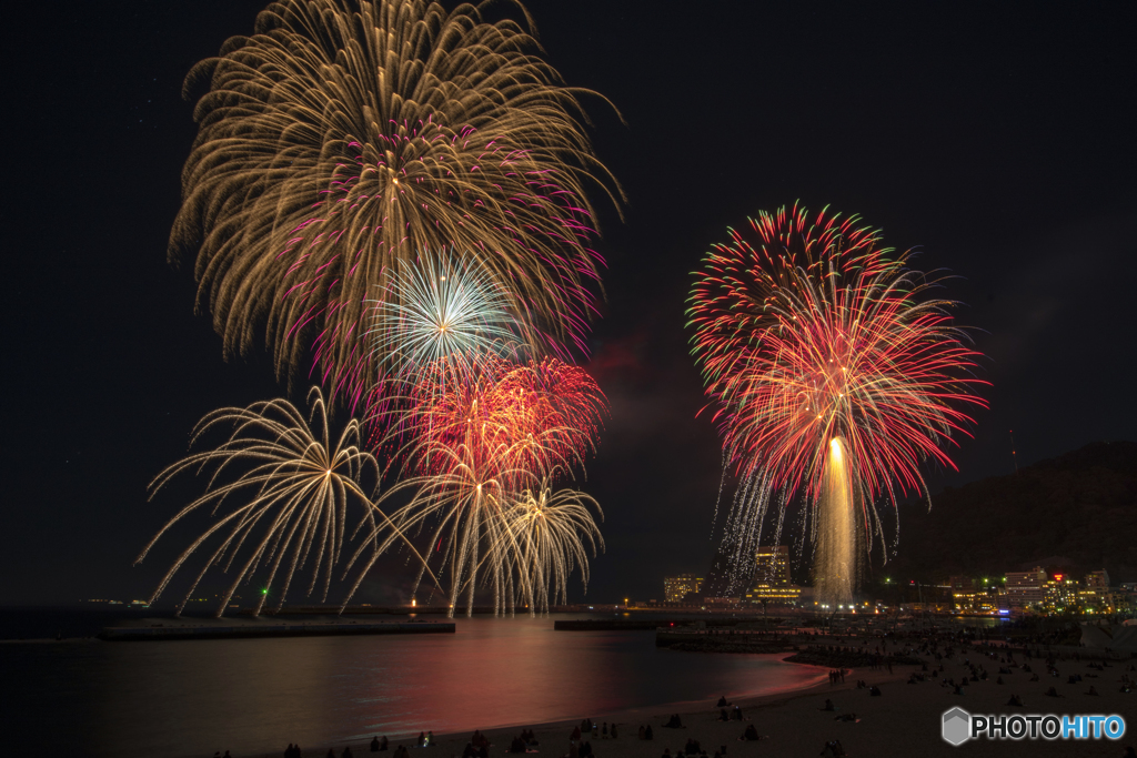 熱海冬季花火２
