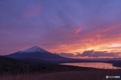 夕焼け富士